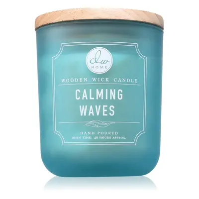 DW Home Signature Calming Waves vonná svíčka s dřevěným knotem 326 g