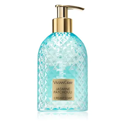 Vivian Gray Gemstone Jasmine & Patchouli krémové mýdlo na ruce 300 ml