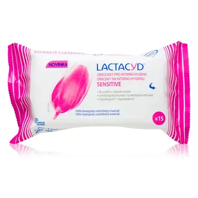 Lactacyd Sensitive ubrousky pro intimní hygienu 15 ks