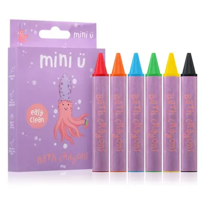 Mini-U Bath Crayons barevné tužky do koupele 6x96 g