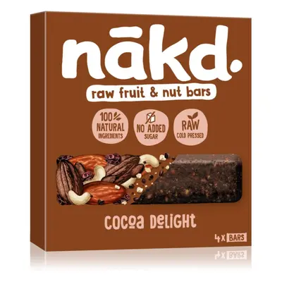 nākd. Cocoa Delight ovocná tyčinka s kakaem 4x35 g