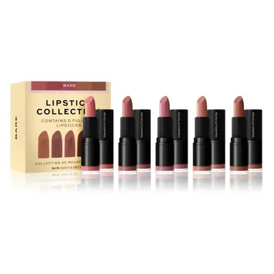 Revolution PRO Lipstick Collection sada rtěnek odstín Bare 5 ks