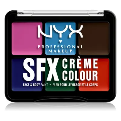 NYX Professional Makeup Halloween SFX Paints multifunkční paleta na tělo a obličej odstín 02 Sec