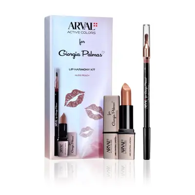 Arval THE LIP HARMONY KIT Nude Peach make-up sada pro ženy