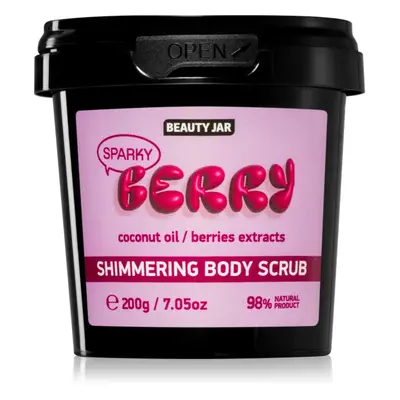 Beauty Jar Berry Sparky cukrovo-solný peeling pro třpytivý lesk 200 g