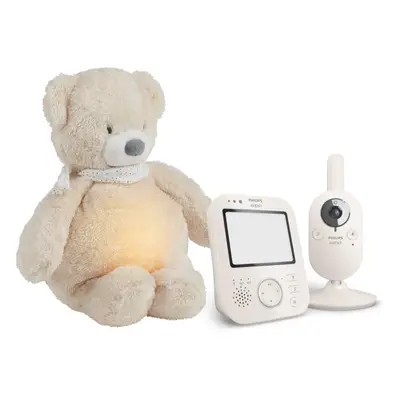 Philips Avent Baby Monitor SCD891/26+NATTOUSleepy Bear Beige dárková sada pro miminka 0 m+