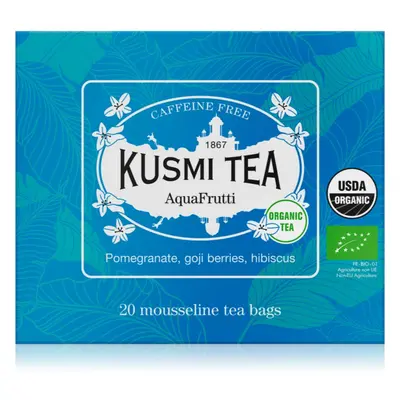 Kusmi Tea AquaFrutti porcovaný čaj v BIO kvalitě 20 ks