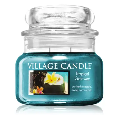 Village Candle Tropical Gateway vonná svíčka (Glass Lid) 262 g