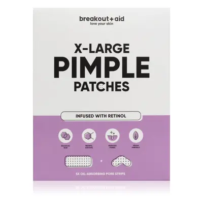 My White Secret Breakout + Aid X-Large Pimple Patches lokální péče proti akné s kyselinou salicy