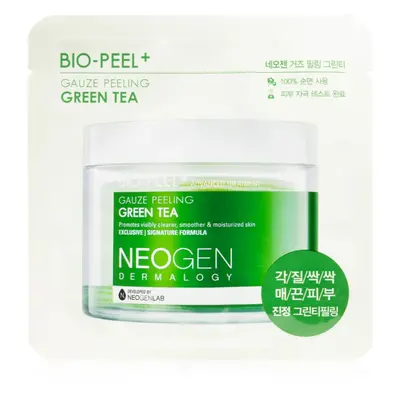 Neogen Dermalogy Bio-Peel+ Gauze Peeling Green Tea peelingové pleťové tamponky pro rozjasnění a 