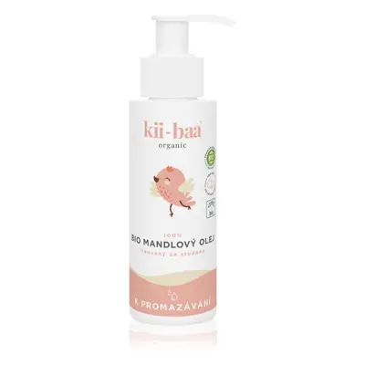 kii-baa® organic 100% Bio Oil Almond masážní olej pro děti od narození 100 ml