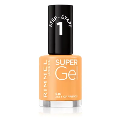 Rimmel Super Gel gelový lak na nehty bez užití UV/LED lampy odstín 046 Zest Of Friends 12 ml