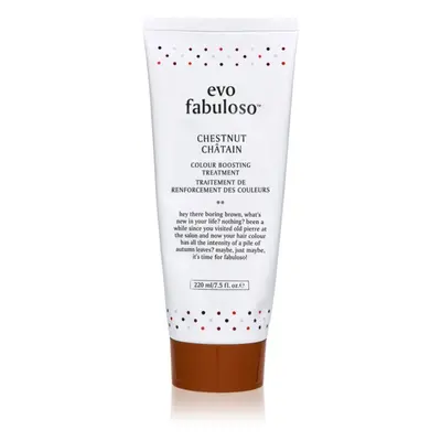 EVO Fabuloso Colour Boosting Treatment maska na vlasy pro zvýraznění barvy vlasů odstín Chestnut