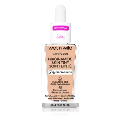 Wet n Wild Bare Focus Niacinamide Skin Tint lehký hydratační make-up odstín Light 32 ml