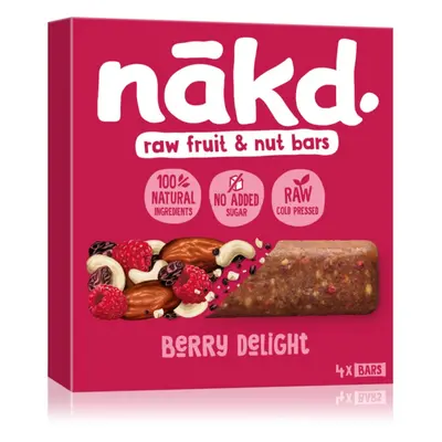 nākd. Berry Delight ovocná tyčinka s ořechy 4x35 g