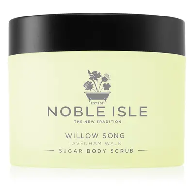 Noble Isle Willow Song cukrový peeling pro jemné čištění a výživu pokožky 250 ml