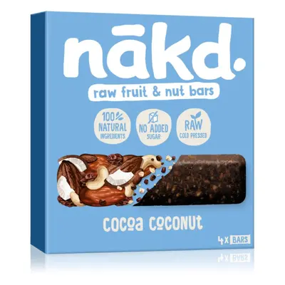 nākd. Cocoa Coconut set ovocných tyčinek s ořechy 4x35 g