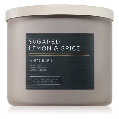 Bath & Body Works Sugared Lemon & Spice vonná svíčka 411 g