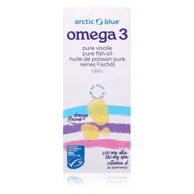 Arctic Blue Omega 3 Kids podpora správného fungování organismu pro děti příchuť Orange 150 ml