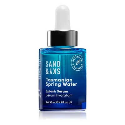 Sand & Sky Tasmanian Spring Water Splash Serum intenzivně hydratační sérum na obličej 30 ml