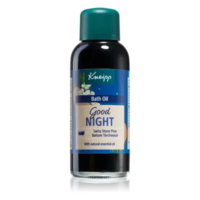 Kneipp Good Night zklidňující koupelový olej Swiss Stone Pine & Balsam Torchwood 100 ml