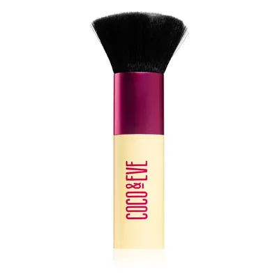 Coco & Eve Sunny Honey Deluxe Vegan Kabuki Brush štětec kabuki na tělo a obličej 1 ks