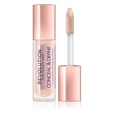 Makeup Revolution Conceal & Define tekutý korektor odstín C3.5 4 g