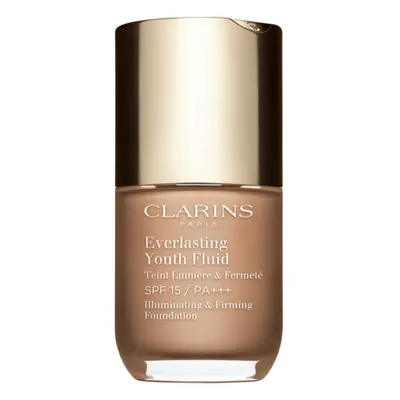 Clarins Everlasting Youth Fluid rozjasňující make-up SPF 15 odstín 112 Amber 30 ml