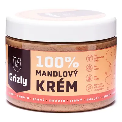 Grizly Mandlový krém Jemný ořechová pomazánka 500 g