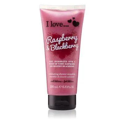 I love... Raspberry & Blackberry sprchový peeling 200 ml