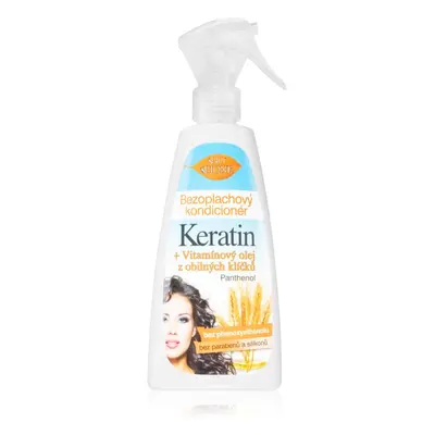 Bione Cosmetics Keratin + Obilné klíčky bezoplachový kondicionér ve spreji 260 ml