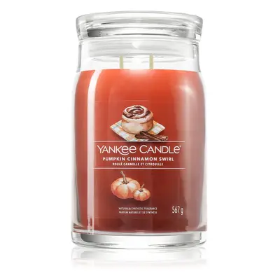 Yankee Candle Pumpkin Cinnamon Swirl vonná svíčka 567 g