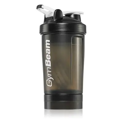 GymBeam Blend Bottle sportovní šejkr + zásobník barva Black White 450 ml