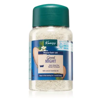 Kneipp Good Night koupelová sůl Swiss Stone Pine & Balsam Torchwood 500 g