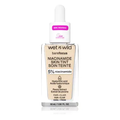 Wet n Wild Bare Focus Niacinamide Skin Tint lehký hydratační make-up odstín Fair 32 ml