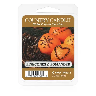 Country Candle Pinecone & Pomander vosk do aromalampy 64 g