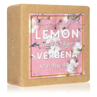 The Somerset Toiletry Co. Square Bath Fizzer šumivé tablety do koupele Lemon & Verbena 180 g