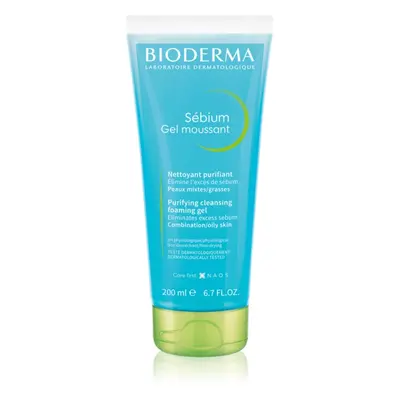 Bioderma Sébium Gel Moussant čisticí gel pro mastnou a smíšenou pleť 200 ml