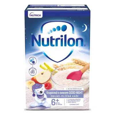 Nutrilon Obilno-mléčná kaše Good Night krupicová kaše s ovocem 225 g