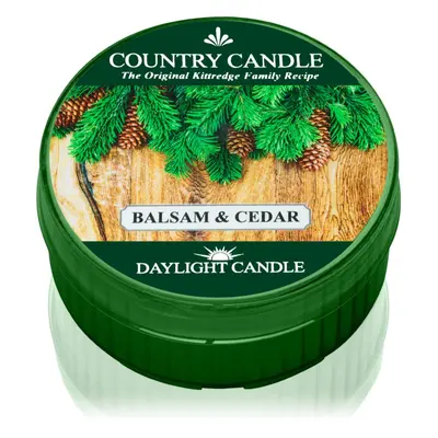 Country Candle Balsam & Cedar čajová svíčka 42 g