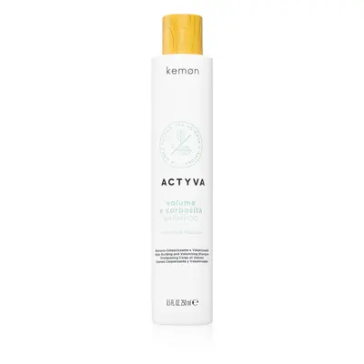 Kemon Actyva Volume e Corposità šampon pro objem jemných vlasů bez silikonů 250 ml