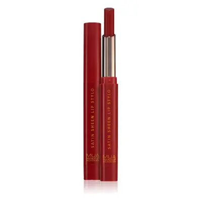 MUA Makeup Academy Satin Sheen saténová rtěnka odstín Razzleberry 1,5 g