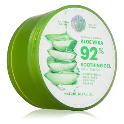 NATURE REPUBLIC Soothing & Moisture Aloe Vera 92% Soothing Gel zklidňující hydratační gel pro ci