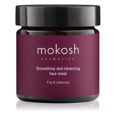 Mokosh Fig & Charcoal čisticí pleťová maska s vyhlazujícím efektem 60 ml