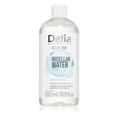 Delia Cosmetics Clean Skin micelární voda s hydratačním účinkem 500 ml