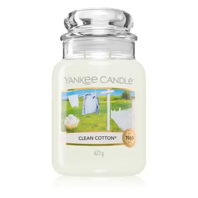 Yankee Candle Clean Cotton vonná svíčka 623 g