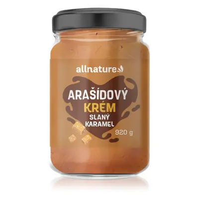 Allnature Arašídový krém Slaný karamel ořechová pomazánka 920 g