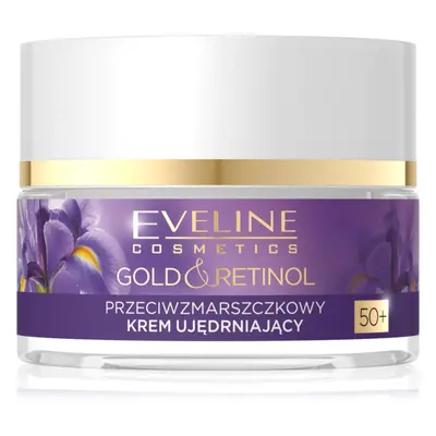 Eveline Cosmetics Gold & Retinol zpevňující krém proti vráskám 50+ 50 ml