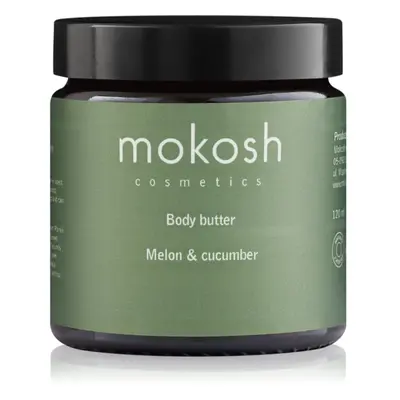 Mokosh Melon & Cucumber tělové máslo s výtažky z okurky 120 ml