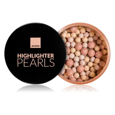 Avon Pearls rozjasňující třpytivé perly odstín Light Peach 28 g